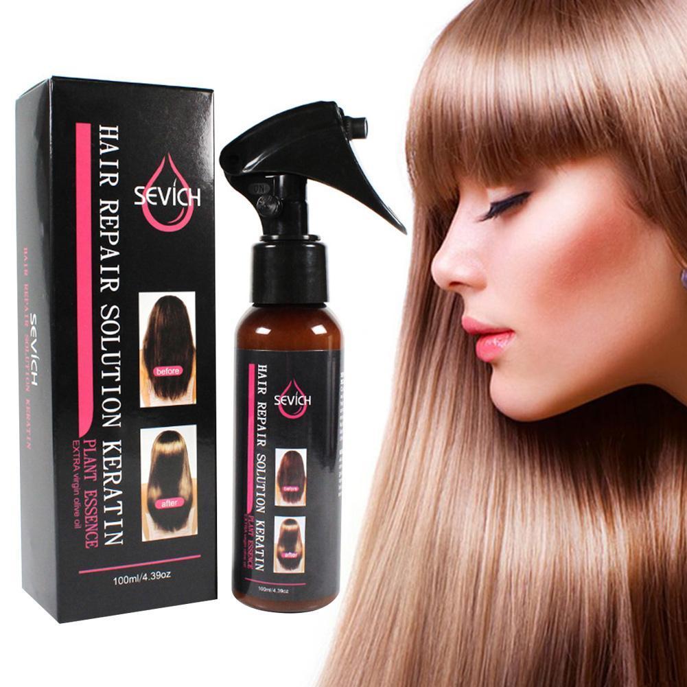 Best of 100ml Hair Care Smoothing Spray To Repair Dyeing Ironing Hair Essential Oil Hair Care Shiny And Frizz Makes Prevents Damage Reviews & Tips