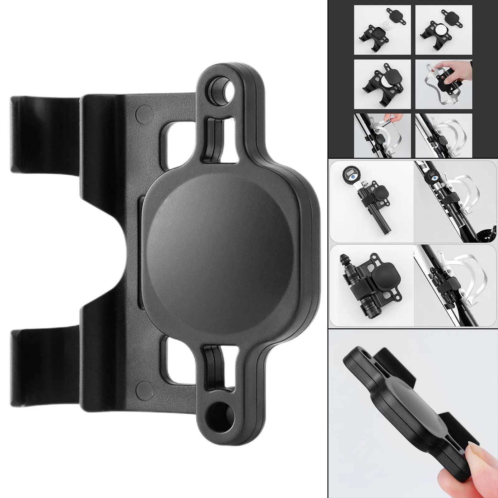 Sturdy Bicycle Tracker Protective Cover with Rack Hide Locator Fixed Holder Parts with Accessories Case Plastic for Positioning