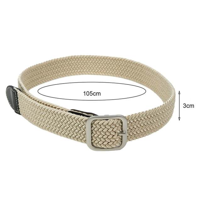 Buckle Sweater Tuck Band Woven Stretch Canvas Elastic Elastic Belts Casual  Knitted Pin Expandable Braided - AliExpress