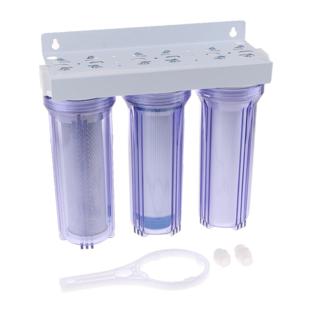 10 inch transparent bottle UDF pre-filter for Water Household Drinking Water Filter Replacement