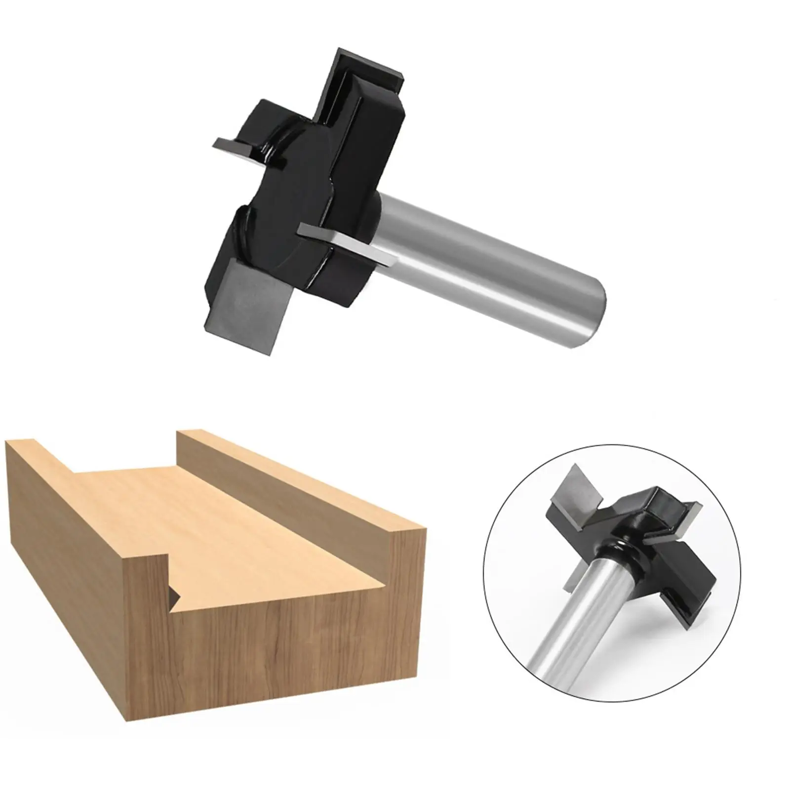 12mm Slab Flattening Router Bit Woodworking Tools Carbide Planer Router Bits