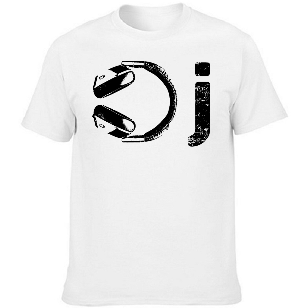 DJ-Kopfhörer I Heart Being A DJs Party T-Shirts Turntablist Grafik Baumwolle Streetwear Kurzarm Recorded Music Gifts T-Shirt – Detail 3