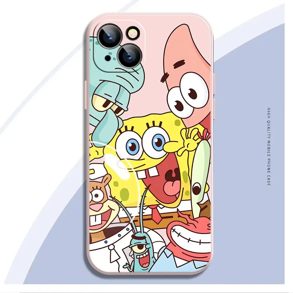 phone cases for iphone 11 SpongeBob SquarePants Phone Case For iPhone 12 Pro Max 13 11 12 Max Pro Mini 7 7P Xr X Xs 8 Plus 6 6s SE 2020 Rgb5 Cool Ultra iphone 11 case with card holder