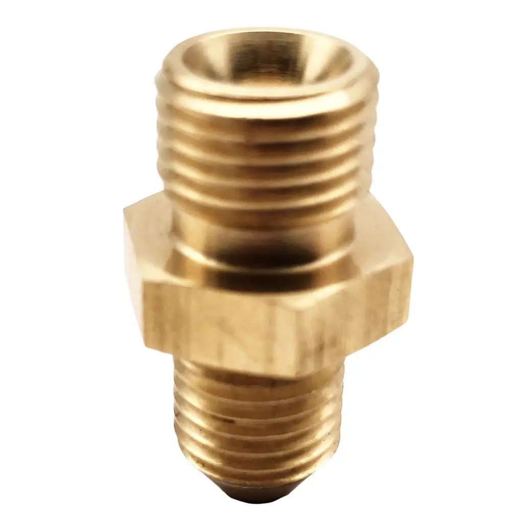 AN4 -4AN to 1/2-20 UNF Straight Adapters  Fuel Oil Air Fitting Golden