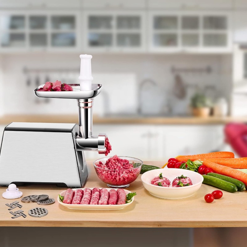 Title 15, KUUNLESIN Meat Grinder, Electric Meat Grinder, ...