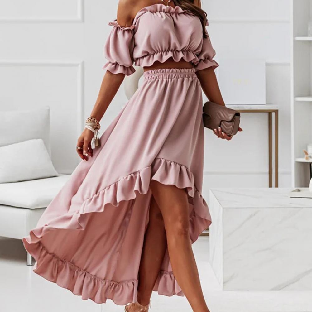 robe élégante dos couleur épaules mini haut respirant pour bal de