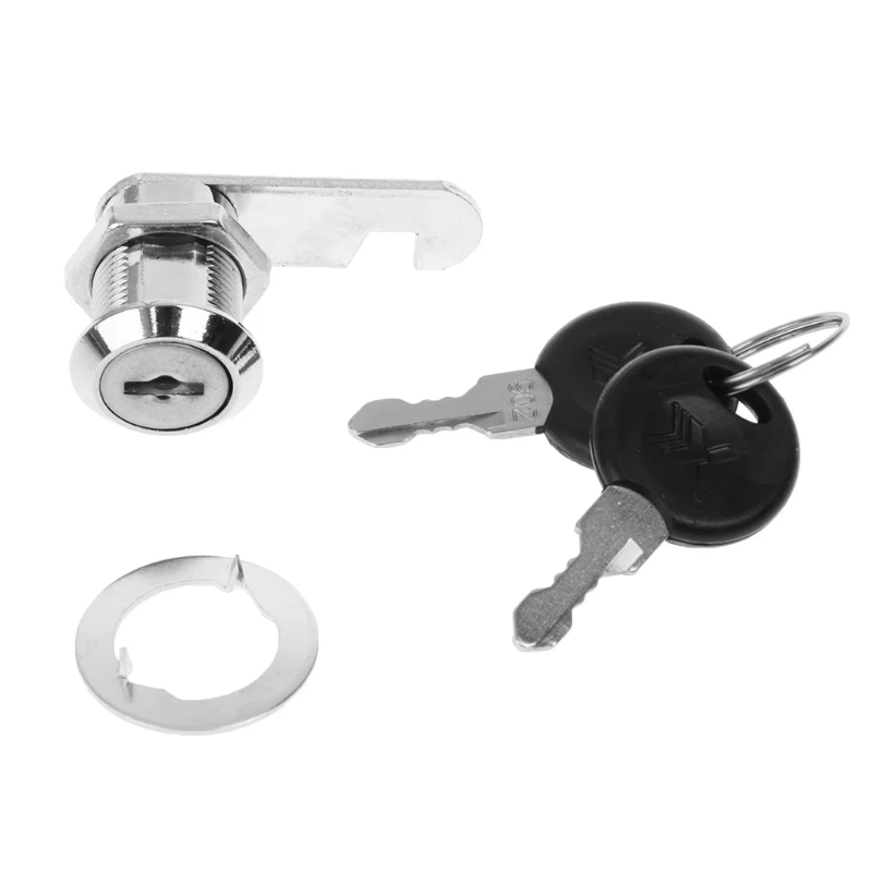 UK Cam Lock For Door Cabinet Mailbox Drawer Cupboard Locker 16mm 20mm 25mm+2 Key 
