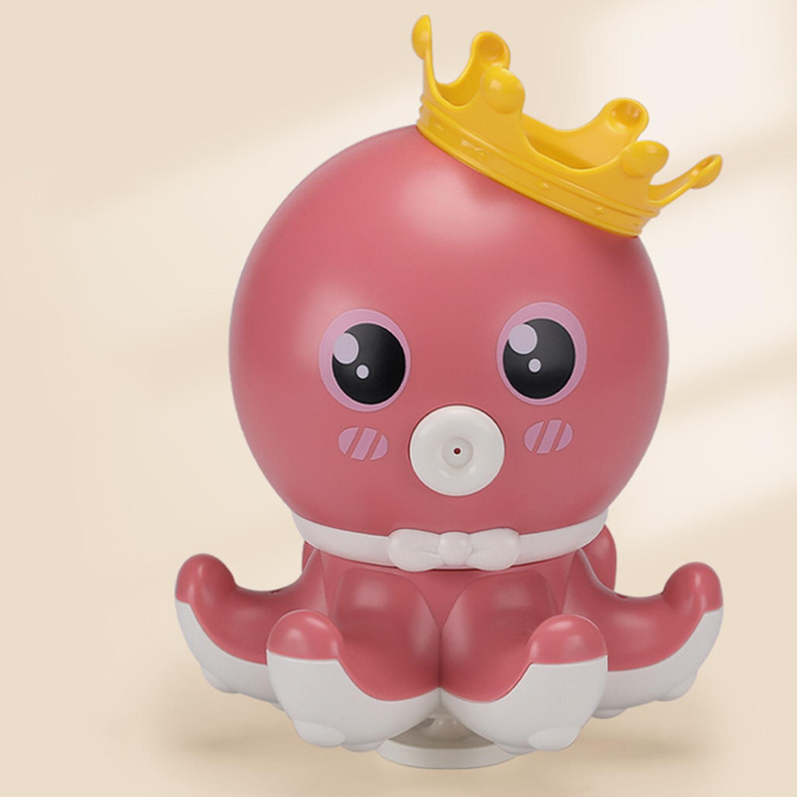 Cute Octopus Baby Bath Toys for  0 12 24 Months Shower Bathtub Toy for Kids 2 to 4 Years Old Rotating Water Spraying Animal