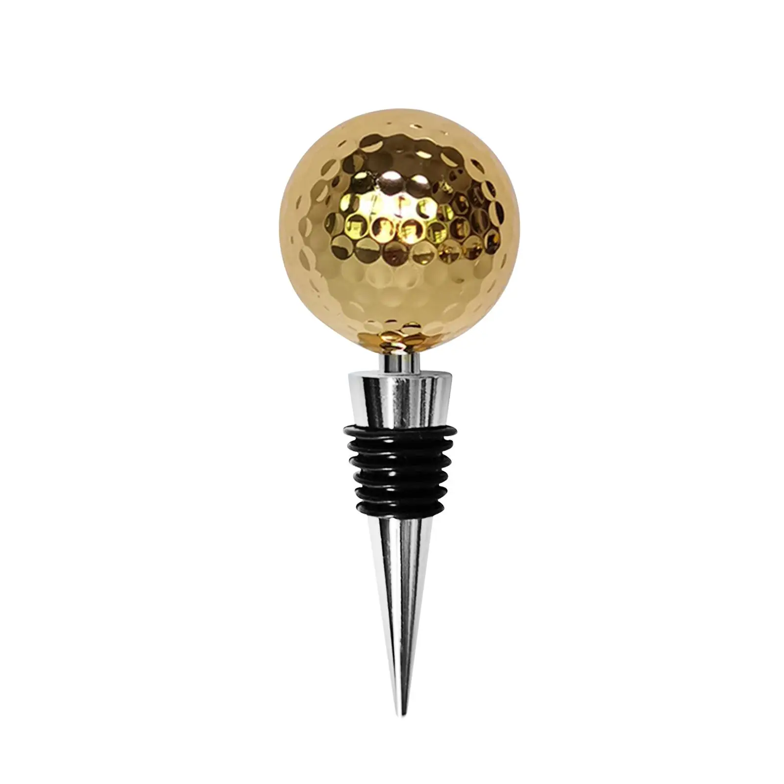 Golf Ball Wine Bottle Stopper Portable Sealing Reusable for Home Party Bar