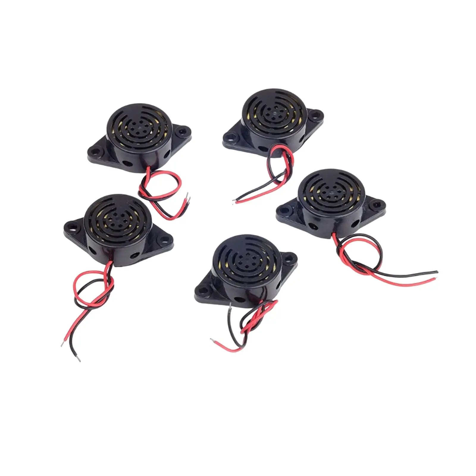 5Pcs Active Buzzer Continous Sound Sounder Project Sfm-27 Sounder Alarm Tone