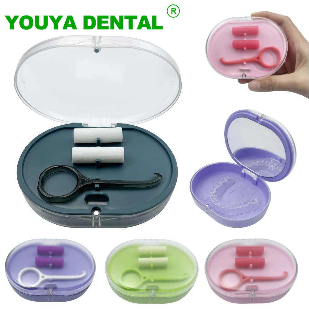 Best of 2 Layers Orthodontic Retainer Braces Storage Box With Mirror Aligner Remover Chewies Silicone Tooth Stick Oral Care Products Hot Reviews & Tips