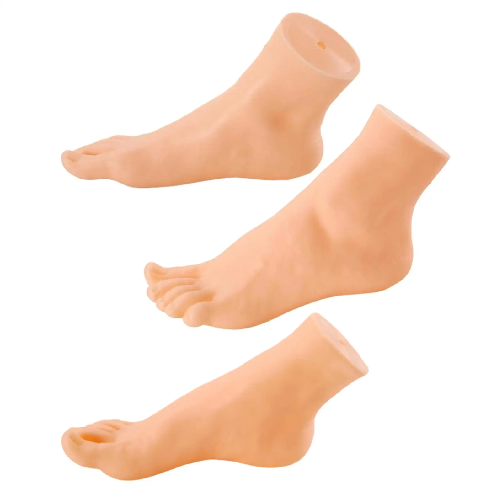 Mannequin Foot Display Lightweight Shoes Display Props Foot Model Stand Tools for Shop Retail Socks Short Stocking Display