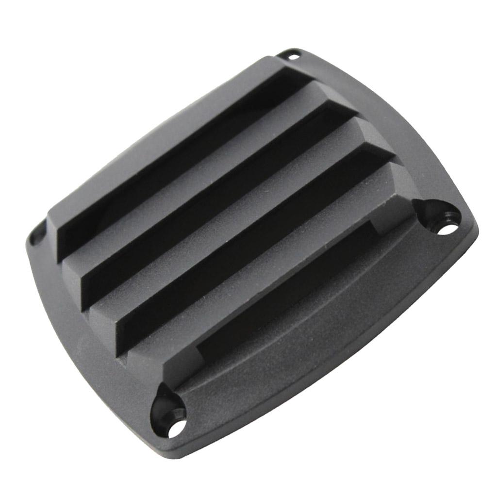 3 Inch Black Plastic Louvered Vents Boat Air Vent Grill Cover