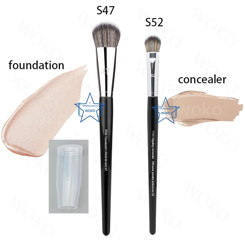 Best of Makeup Brush Concealer Shadow Contour Blush Powder Foundation Liquid Bronzer Brush Synthetic Professional Face Nose Make Up Tool Reviews & Tips