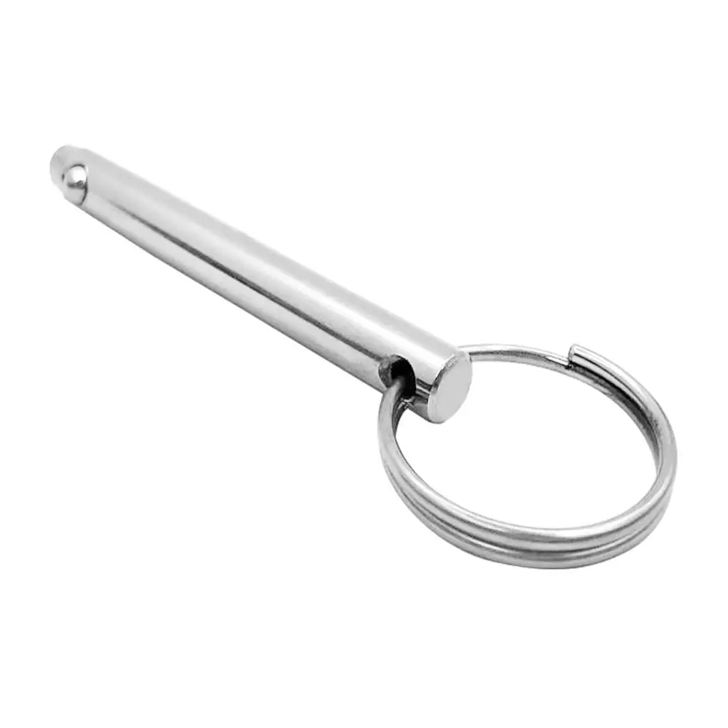 3X 8mm Quick Release Pin Stainless Steel with Spring Bimini Top for Boat Marine