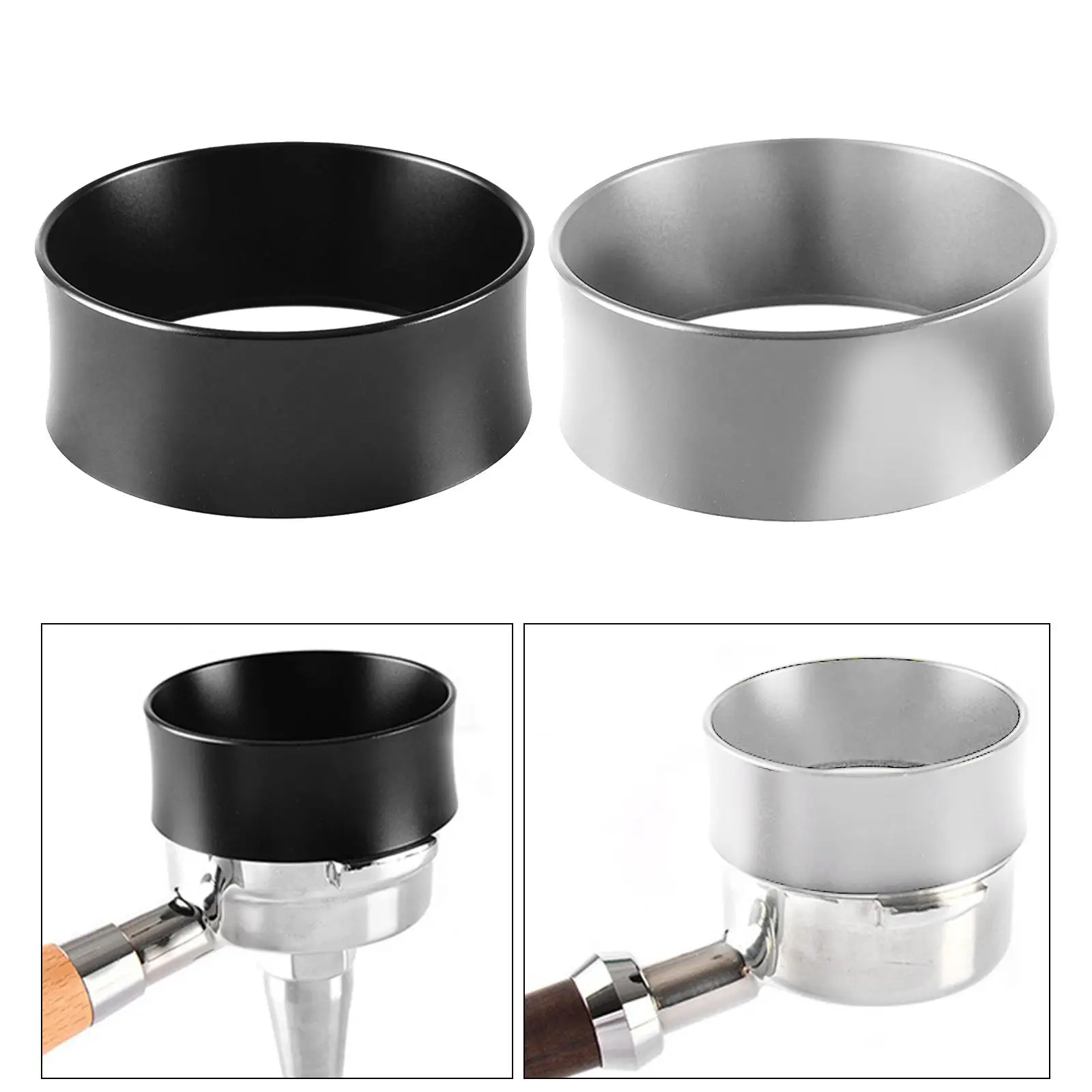 Coffee Dosing Rings Portafilters Coffee Filter Catcher for Home Kitchen Cafe