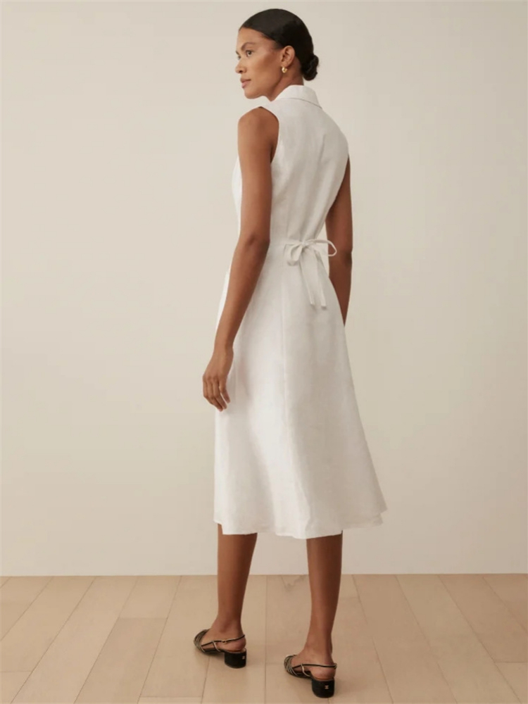 Women Dress Suits Cotton Linen | White Linen Dresses Summer - Women Dress  2023 Spring - Aliexpress