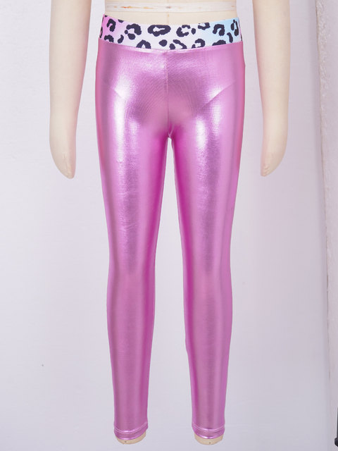 Girls Metallic Dance Leggings - Pants & Leggings