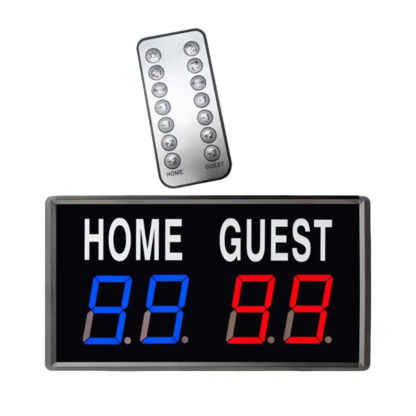 Digital Scoreboard LED Scoring Electronic Scoreboard Tabletop Score Keeper for Volleyball Badminton Indoor Games Soccer Sports