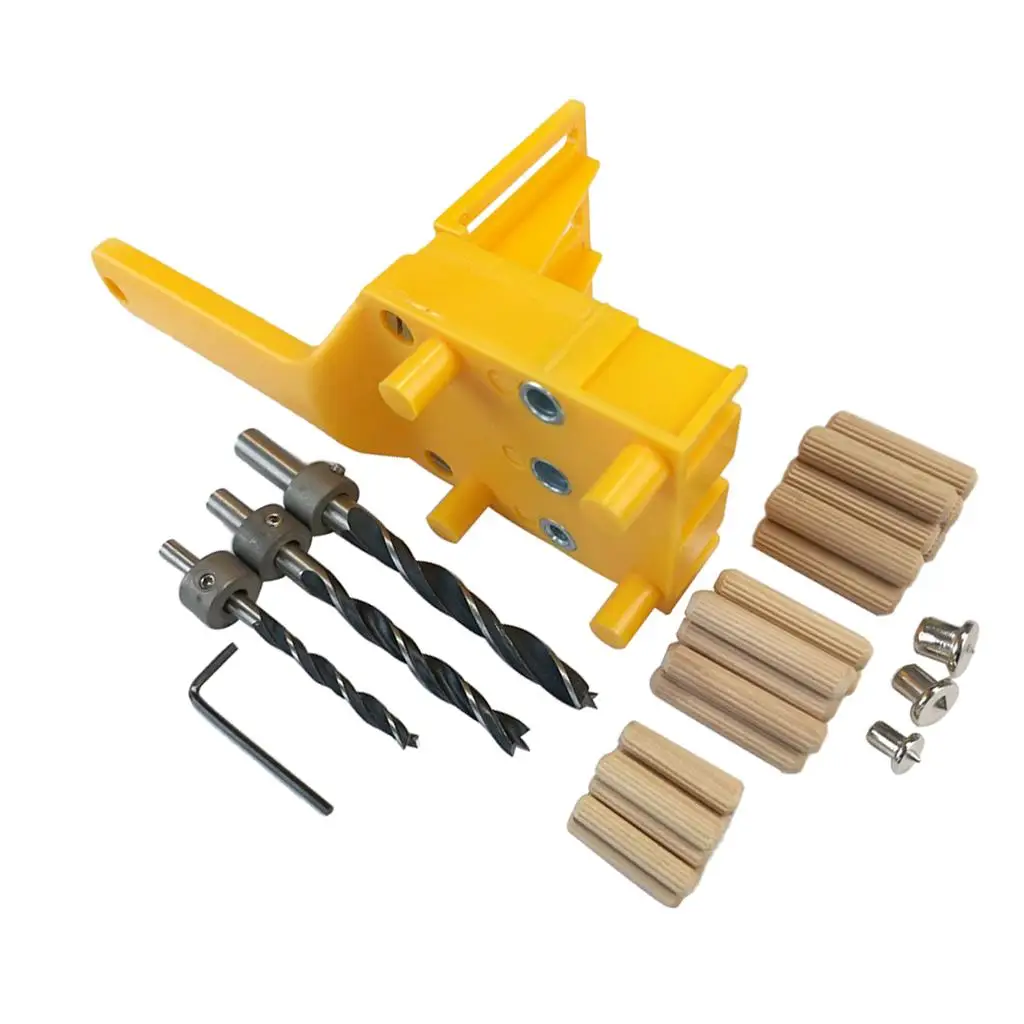 35Pack/Set High-hardness Woodworking Hole Set for Producing Joints