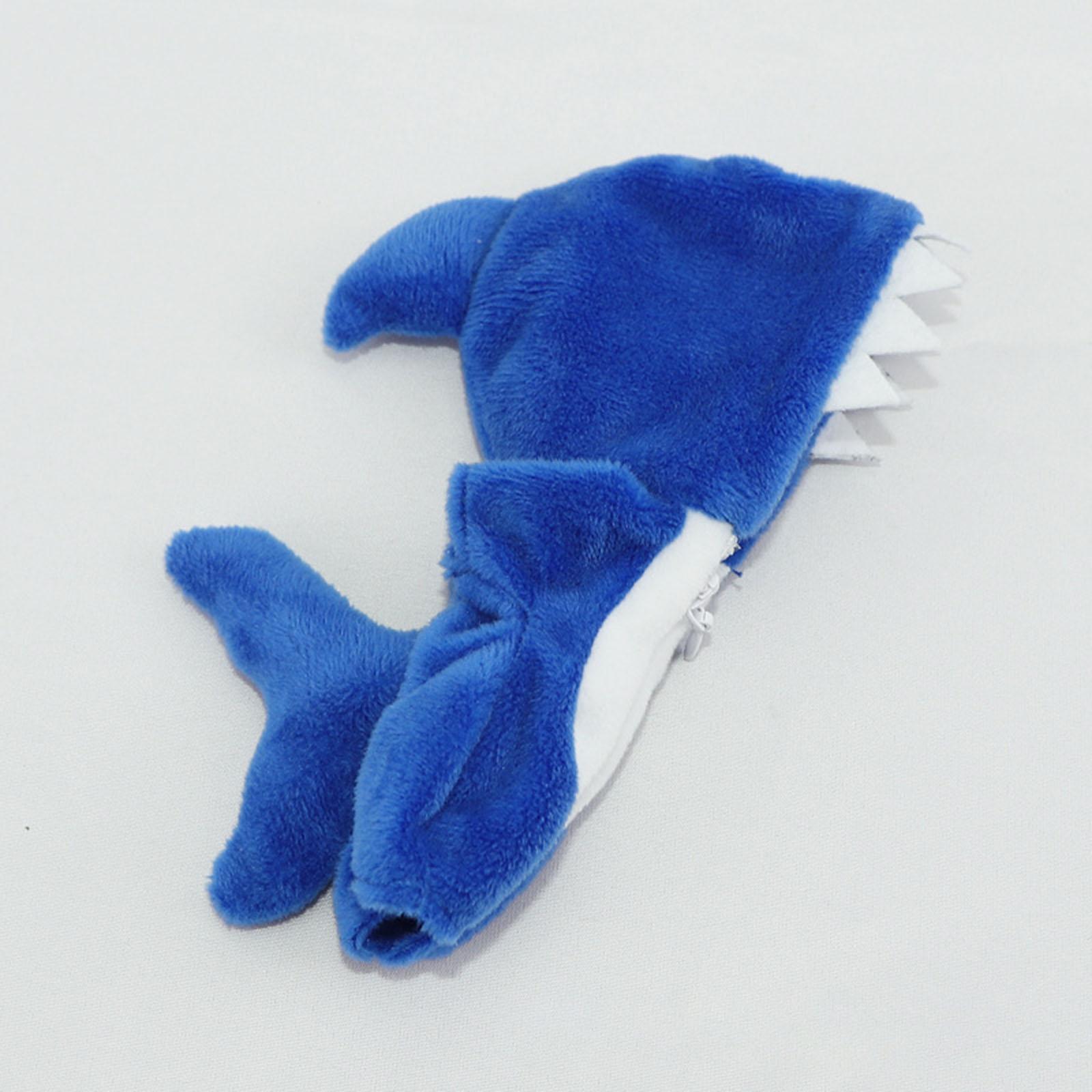 Shark Animal Monster Doll Clothes Shark Jumpsuit Cosplay Costume for 1:12 Baby Doll Accessories