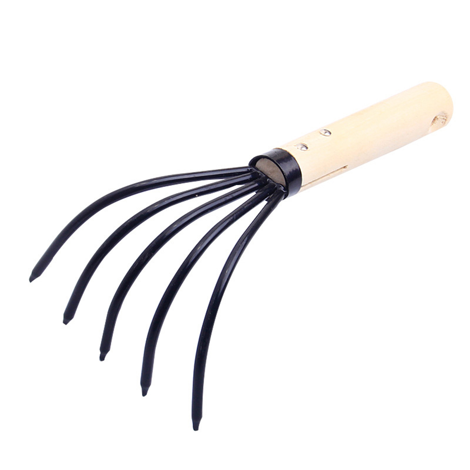 Râteau De Jardin En éventail 14 Dents - Manche Long, Portable Pour Pelouse, Gravier, Camping - 7