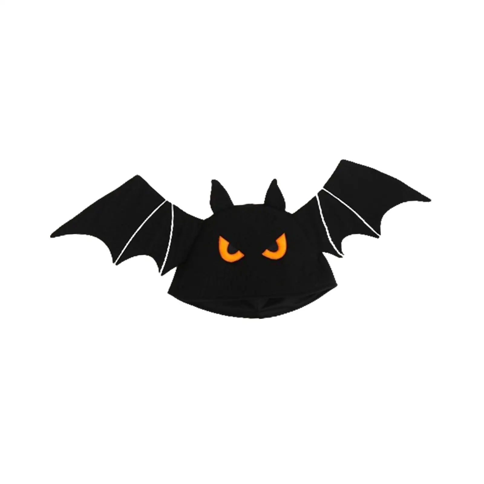 Bat Head Cover Hat Comfortable Photography Prop Lovely Head Warmer Decor Headdress for Carnival Cosplay Party Holiday Women Men