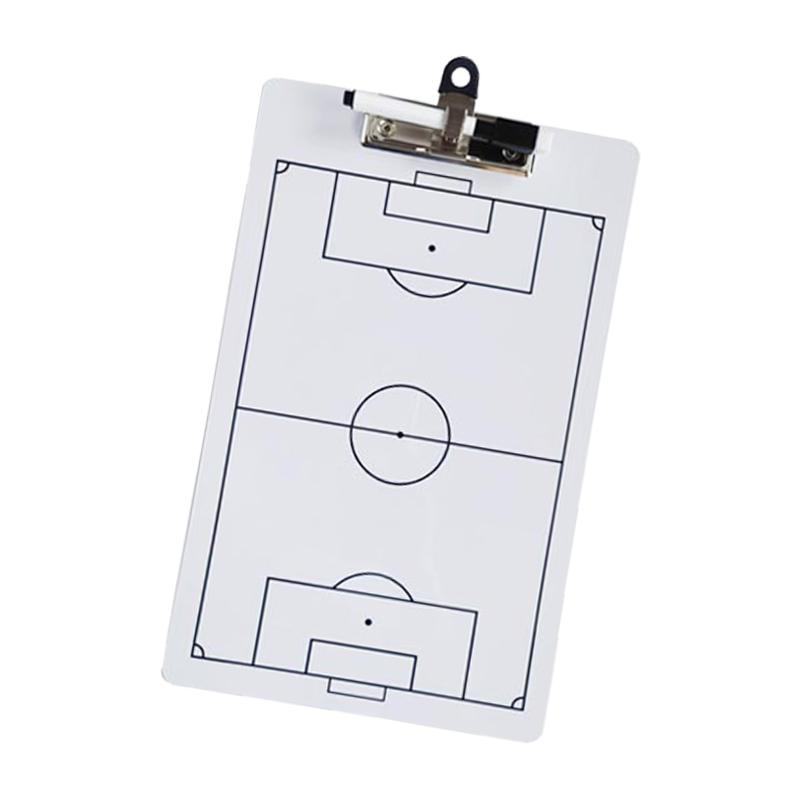 Soccer Coaches Clipboard Practice Board Guidance Training Aid Coaches Marker Whiteboard for Strategizing Techniques Competition