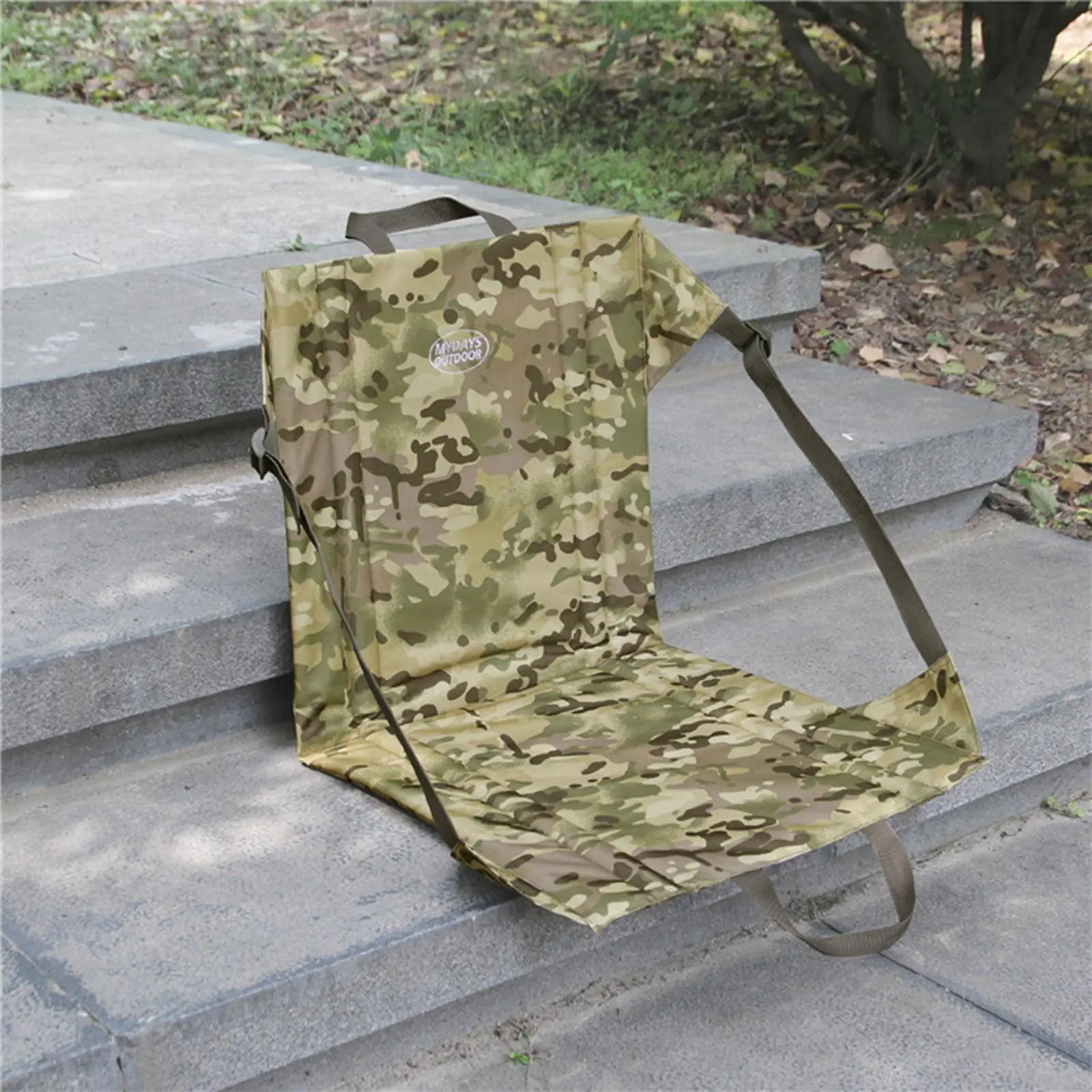 Folding Chair Pad Backrest Kneeling Pad Stadium Chairs Stadium Seat Cushion Bleacher Garden Sports Events Boat Outdoor Picnic