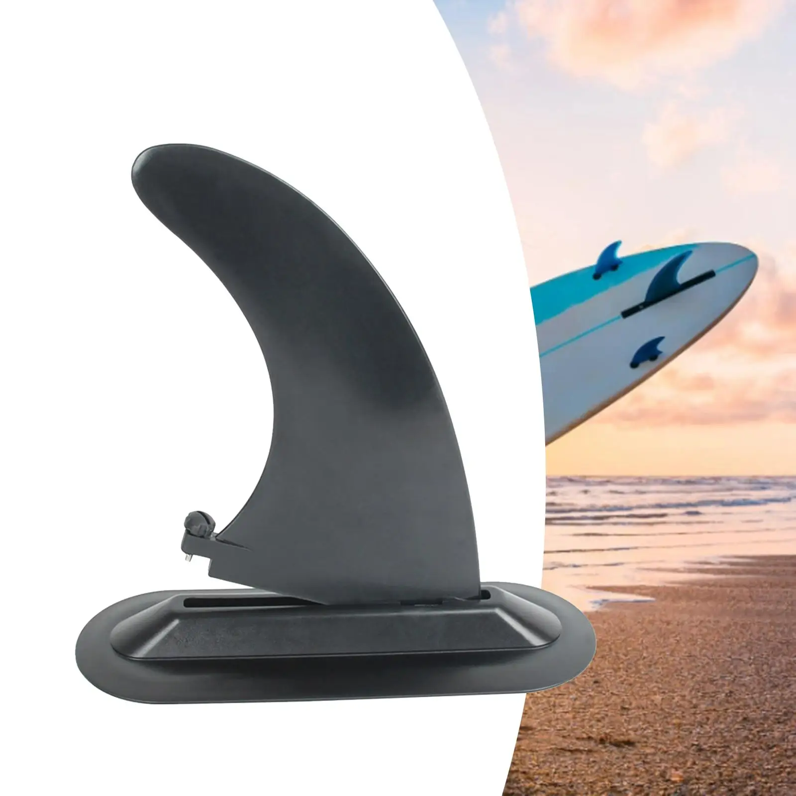 Surfboard Fins Soft Top Quick Release Detachable Outdoor Single Fin for Surfing