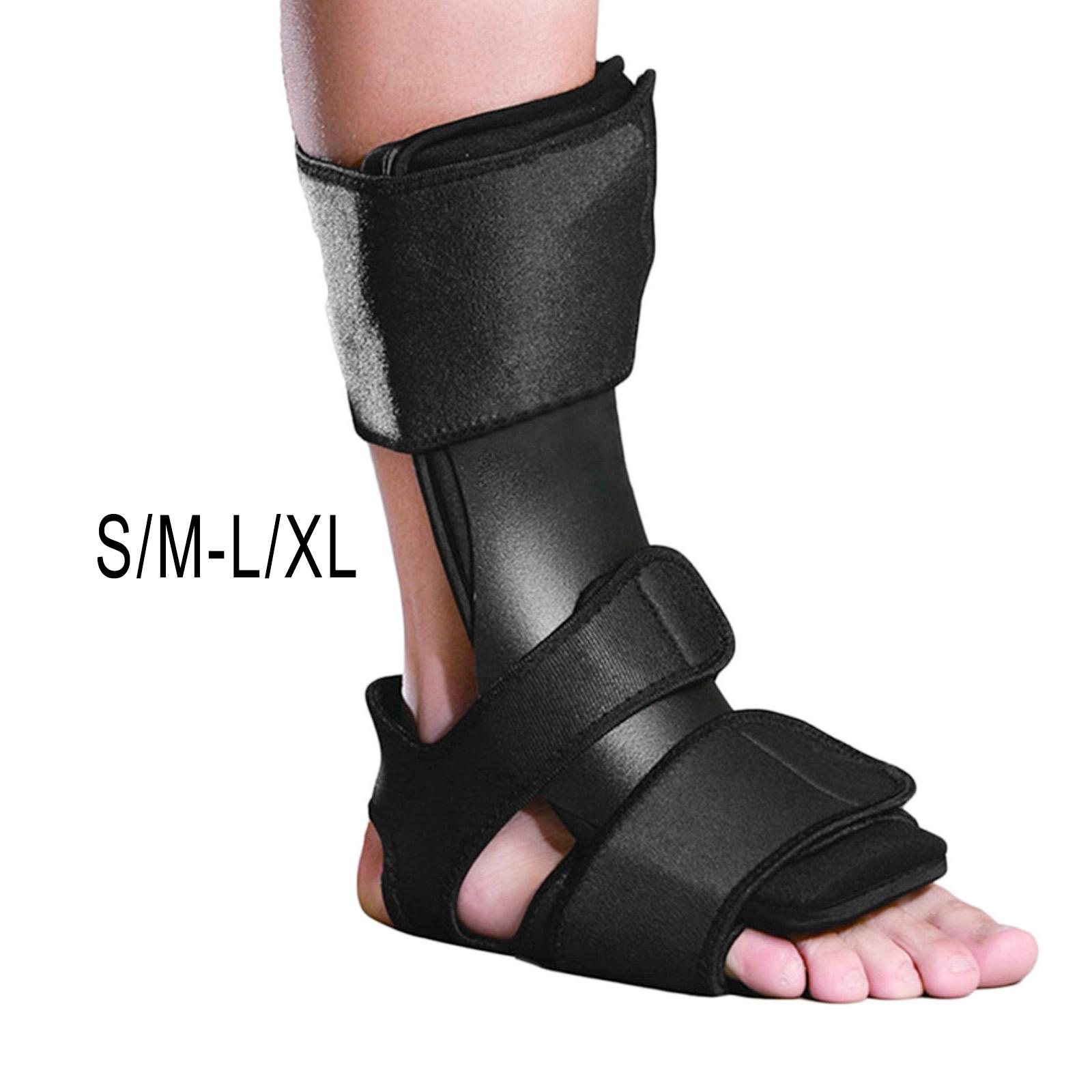 Plantar Fasciitis Night Splint Comfort Dorsal Straps Adjustable Foot Drop Brace for Arch Foot Left or Right Foot Women and Men