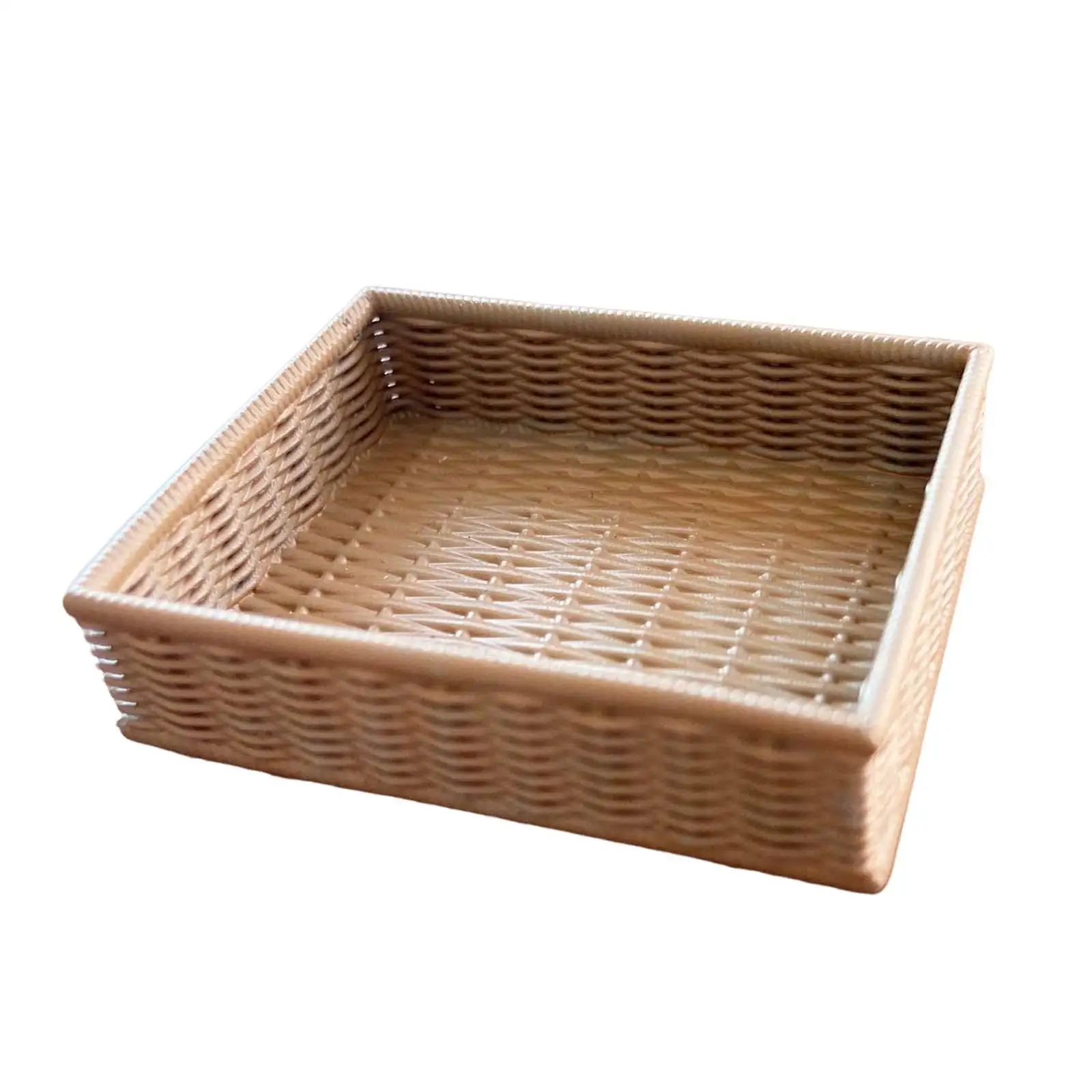 Doll House Storage Basket Furniture Decoration for Micro Landscape Children