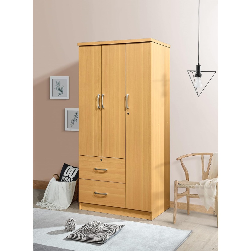 Title 10, Home Furniture 3-Door 2-Drawers Open Cabinet 3-...