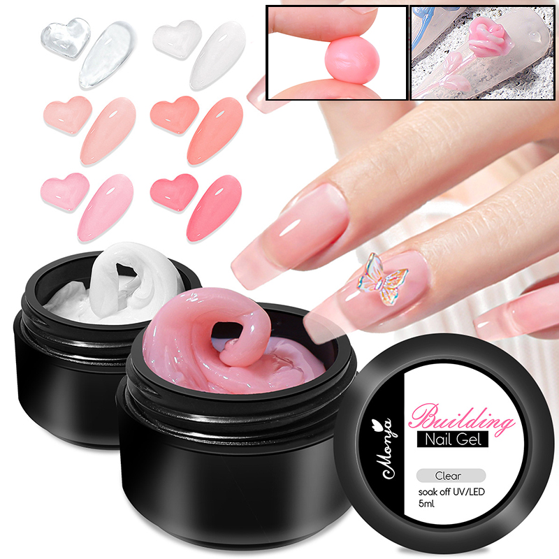 Best of 5ml Nail Extend Gel Solid Construction Gel Quick Extension Of Nail Non-stick Hand Solid Gel Carving Shaping Nail Art Supplies Reviews & Tips