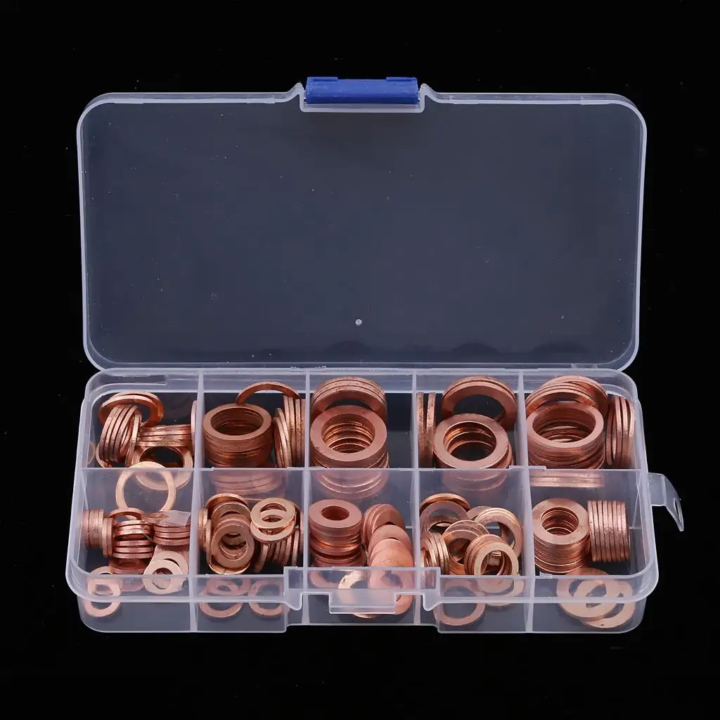 200pcs Washer Gasket Assortment Installation  