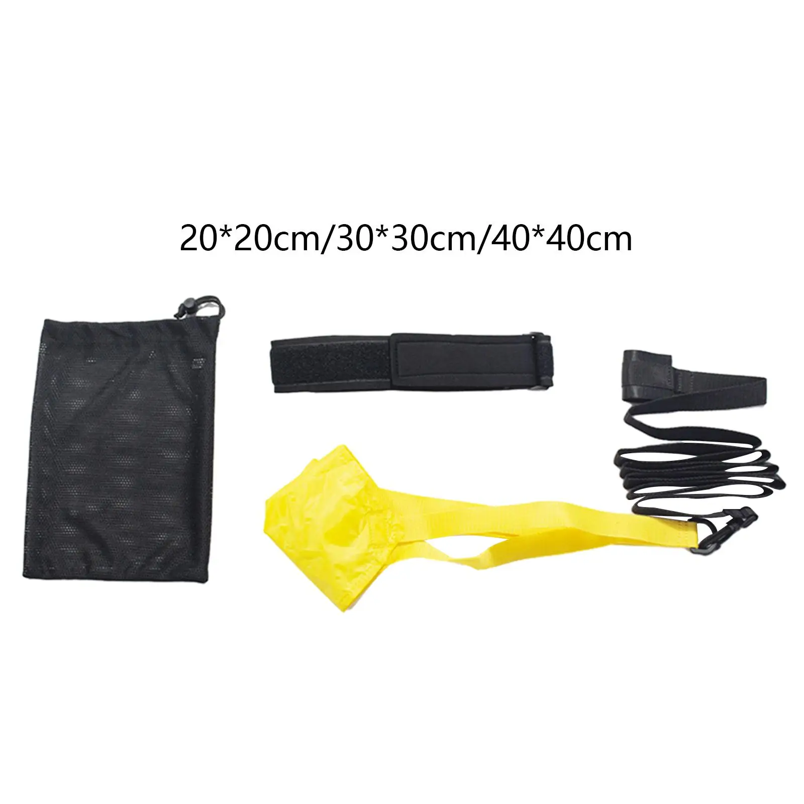 Swim Parachute Swimming Resistance Belt Speed Training Durable Swim Trainer