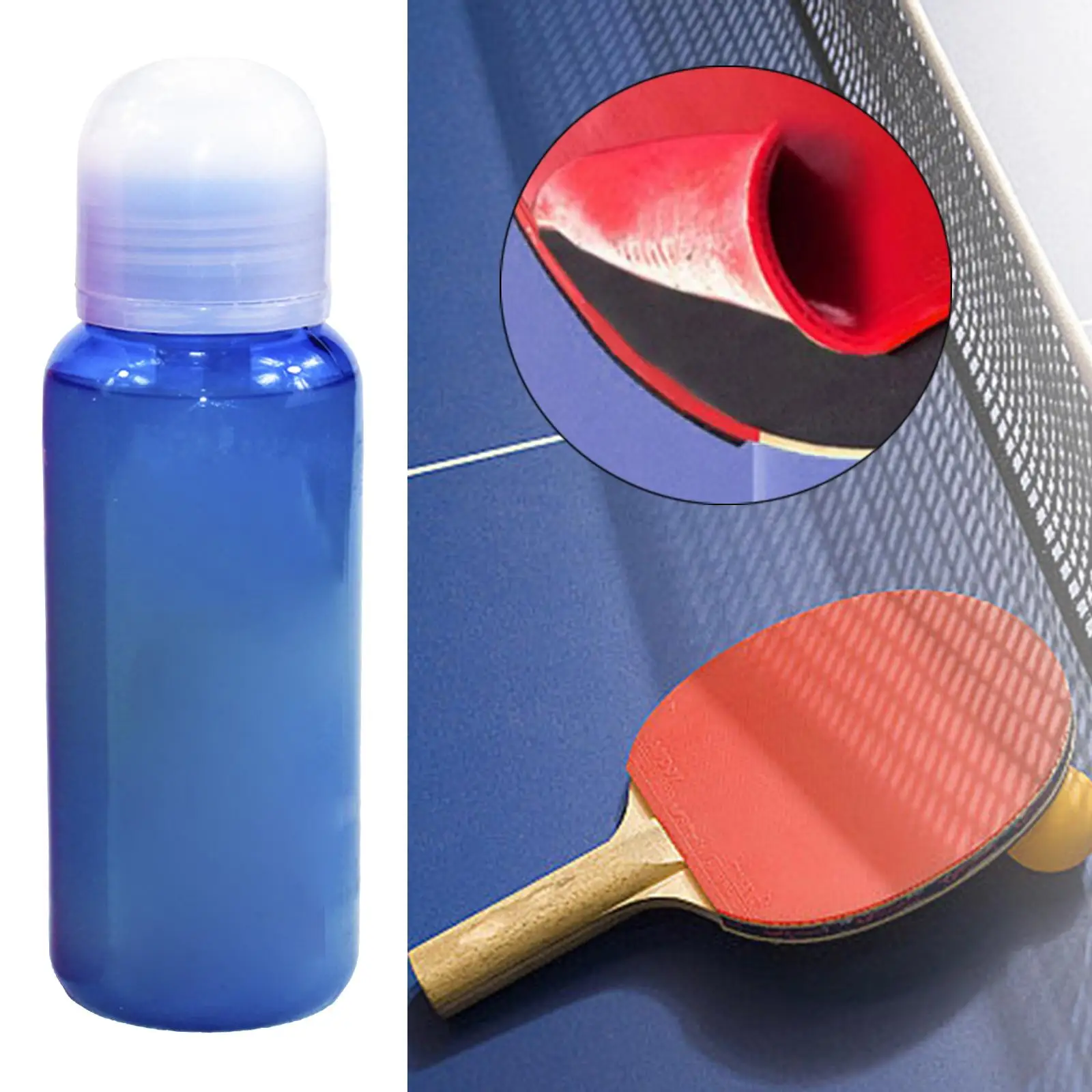 250ml Table Tennis Liquid Glue Professional Durable DIY Pingpong Racket Sturdy Improve Ball Speed Speed Glue with Built-in Brush