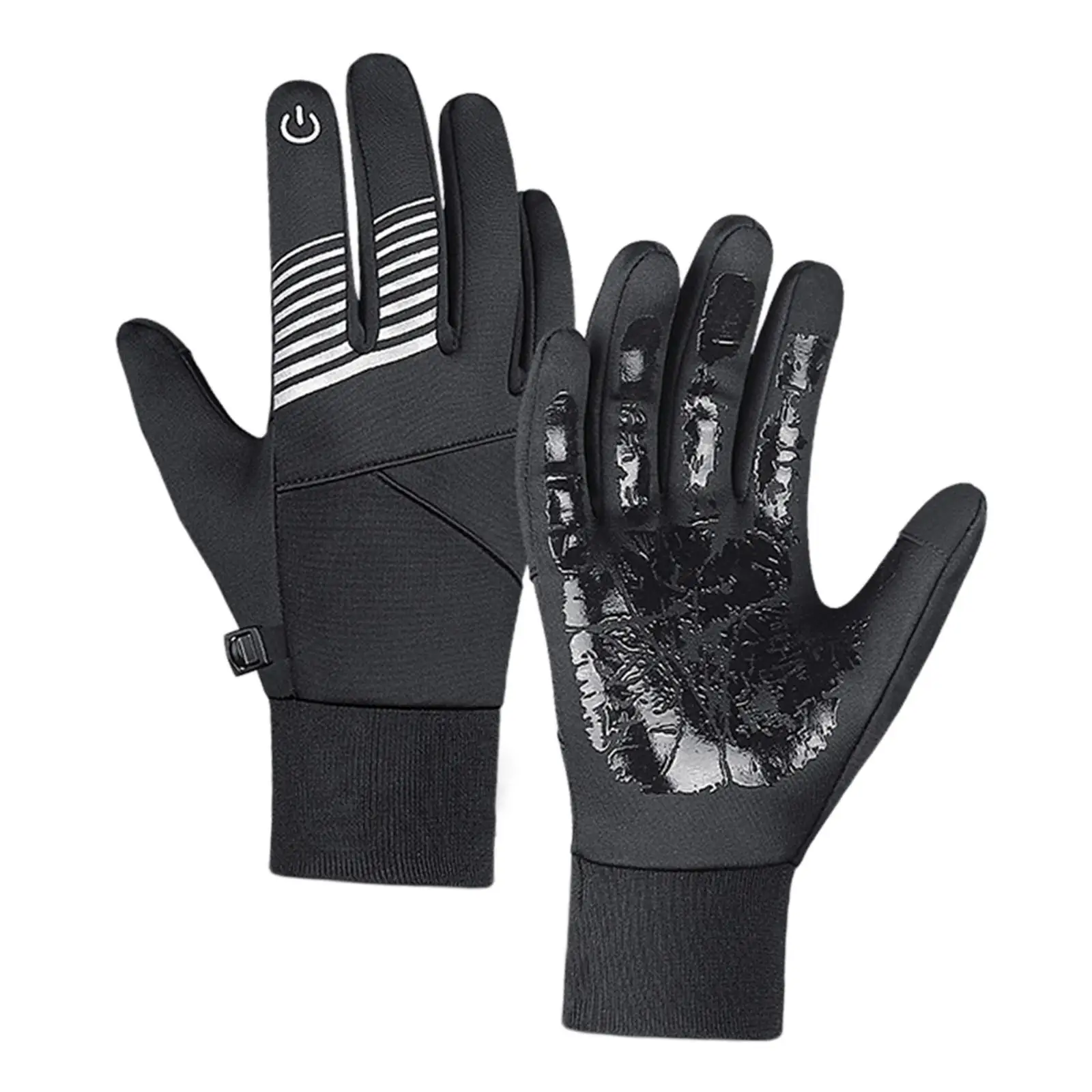 Men Touch Screen Winter Gloves, Lightweight Wear Resistant Thermal Warm Mittens