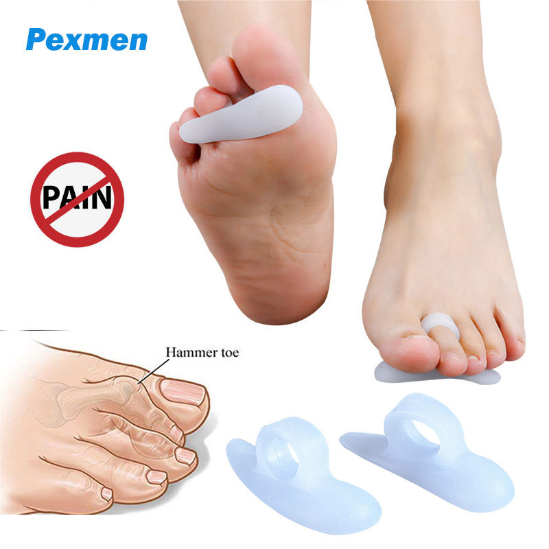 Best of Pexmen 2 / 4 / 10Pcs Gel Hammer Toe Corrector Toe Cushions Hammertoe Support Pads For Curled Crooked Claw Mallet Toes Pain Relief Reviews & Tips