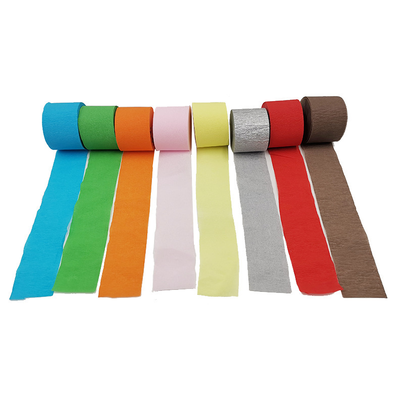 25m x 4,5cm Party-Girlande aus Faltenpapier, Dekorationen, DIY bunte Krepppapier-Girlande für Kinder-, Baby-, Geburtstags- und Hochzeitsdekoration – Detail 5