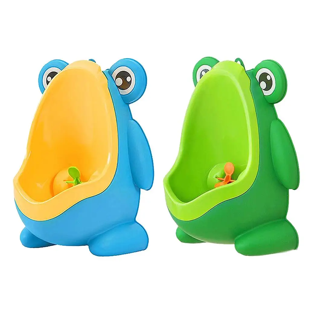 Frog Little  Pee Toilet Children Training Potty Urinal Wall Mounted