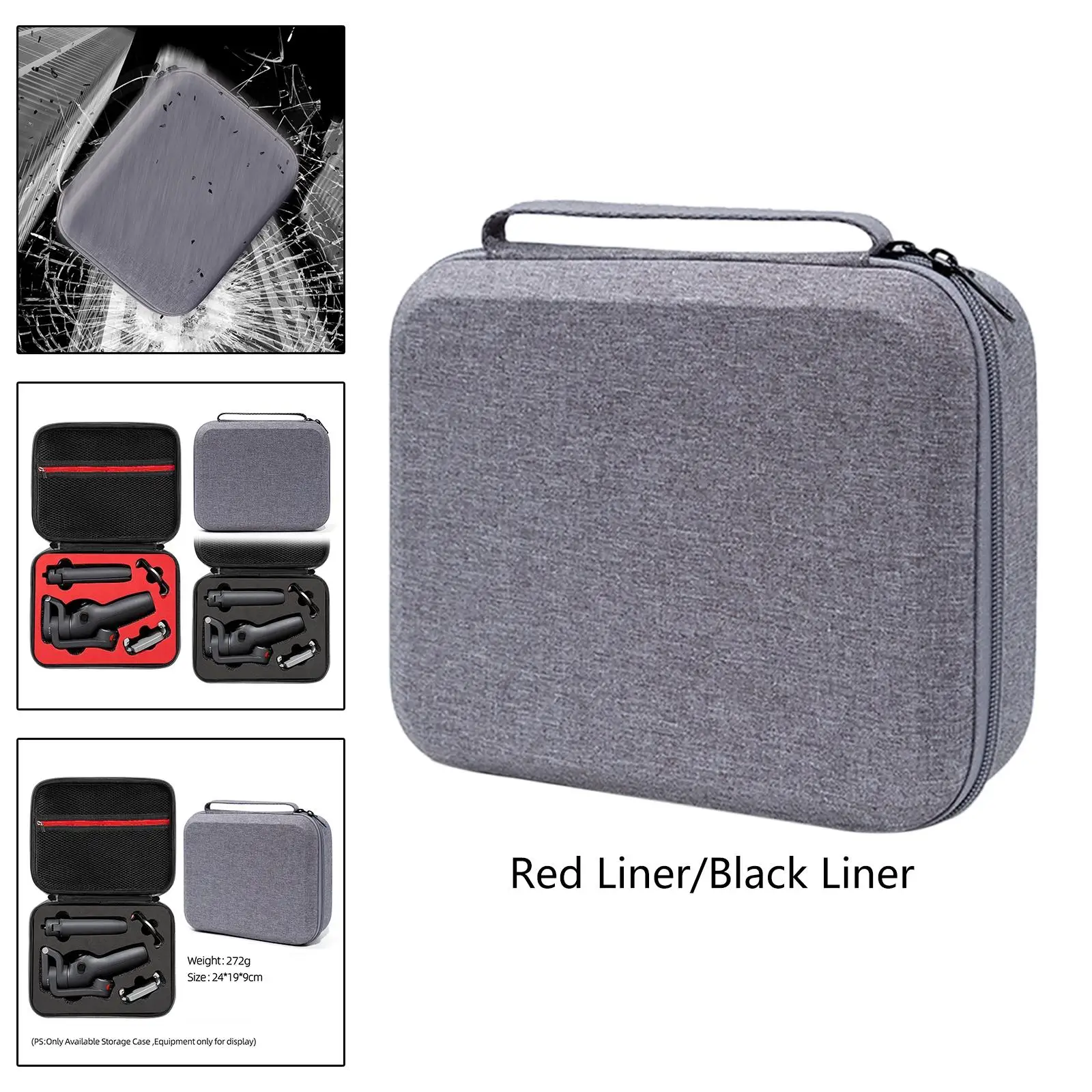 Carrying Case Handbag Premium Portable Waterproof Hard Shell Professional Durable for Gimbal Accessories