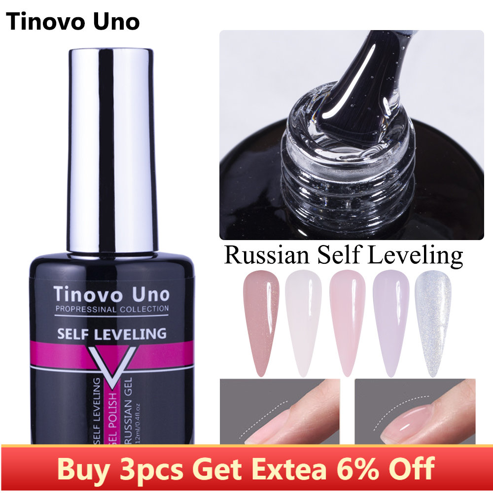 Best of Tinovo Uno Russian Self-leveling Gel Nail Polish 12ml Manicure Nude Color Nail Varnishes Rubber Base Coat Gels Lacquer Repair Reviews & Tips