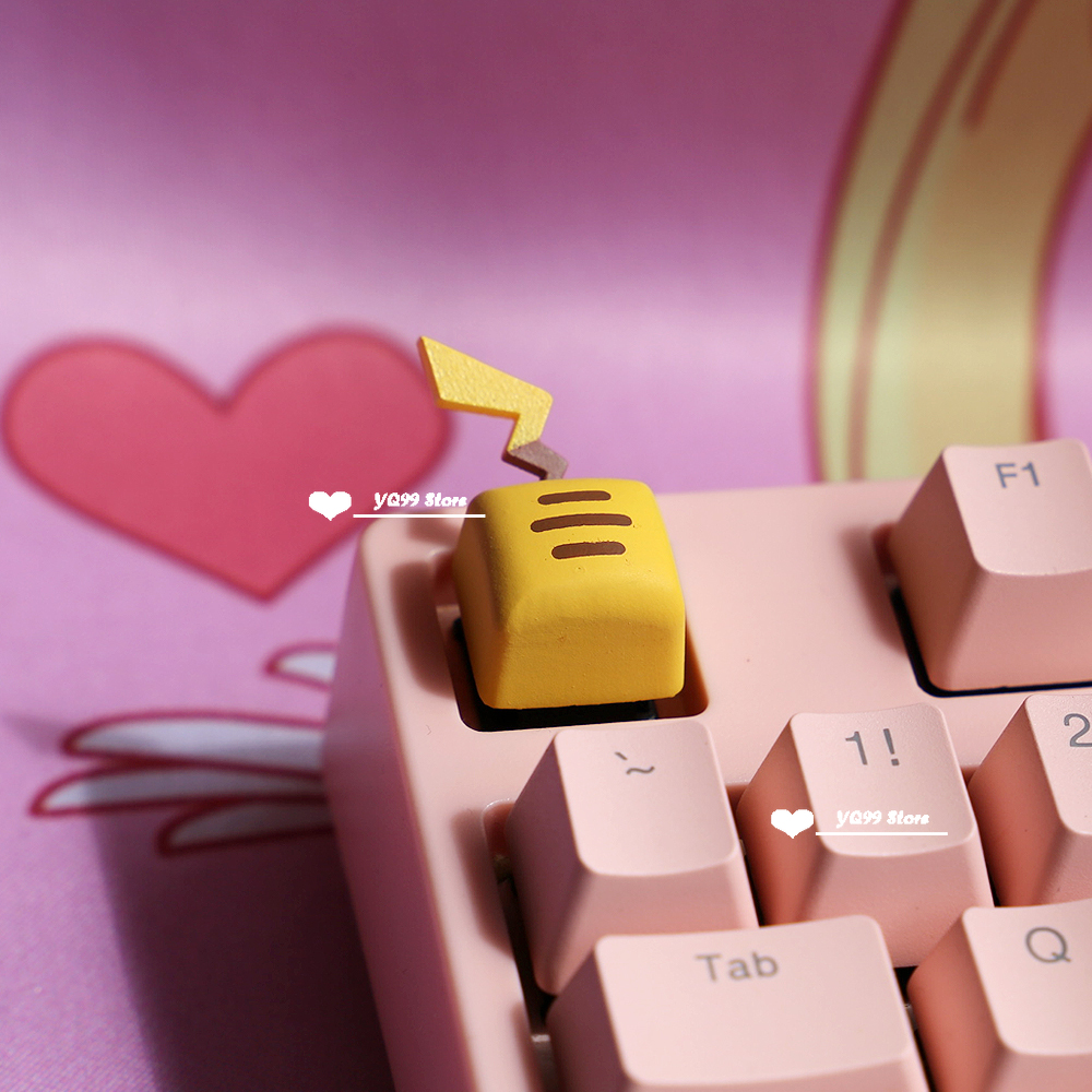 Resina Keycap, Keycaps Teclado Kawaii, Compatível com Interruptores MX