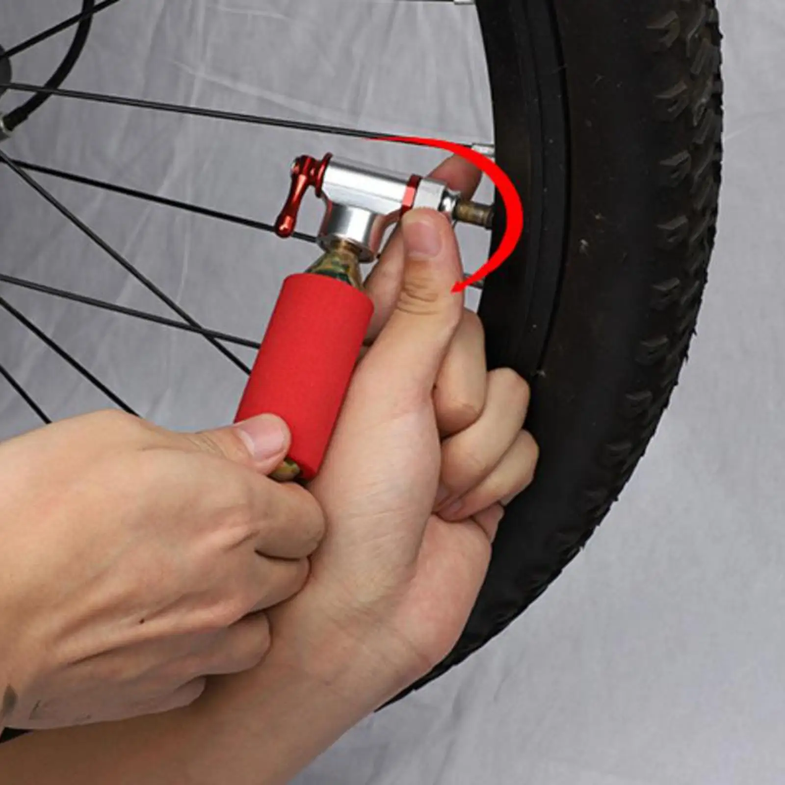 Compact  Tire Inflator Aluminum Alloy  Mountain  Tyre Pump for  and 