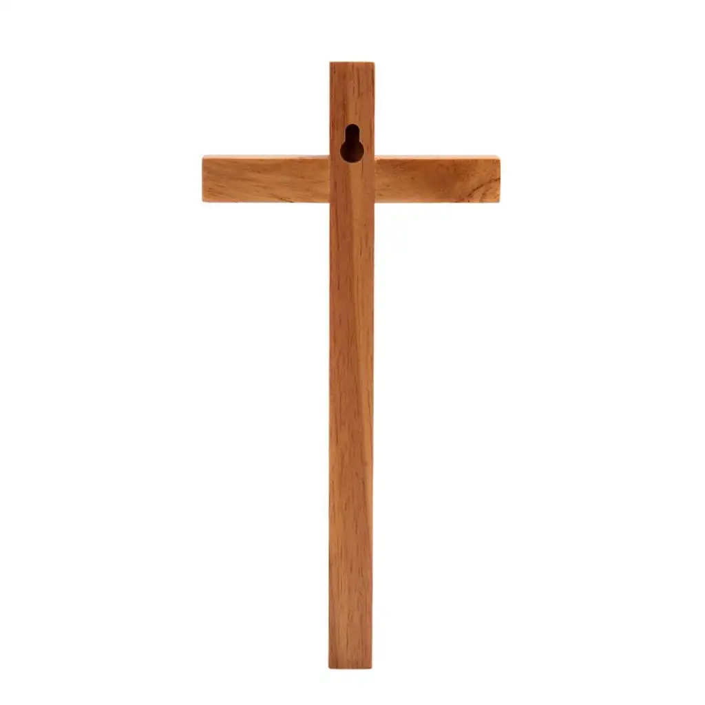 Wall Hanging Crucifix Jesus Prayer Cross Figurine Gifts Shelf Decorative