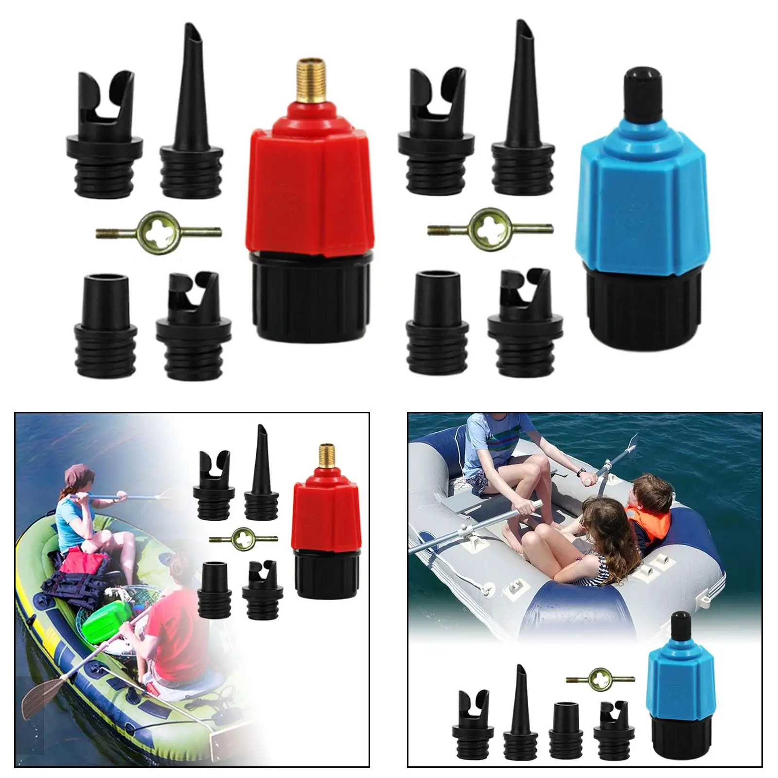 5x SUP Pump Adaptor Inflatable Boat SUP Compressor Paddle Board Pump Adapter