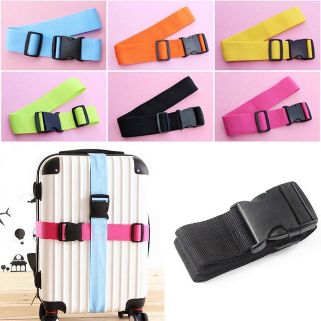 Epicgadget Adjustable Luggage Straps, Durable Heavy Duty Travel Luggage  Strap Suitcase Belt Travel Bag Accessories, Universal Long Cross Travel