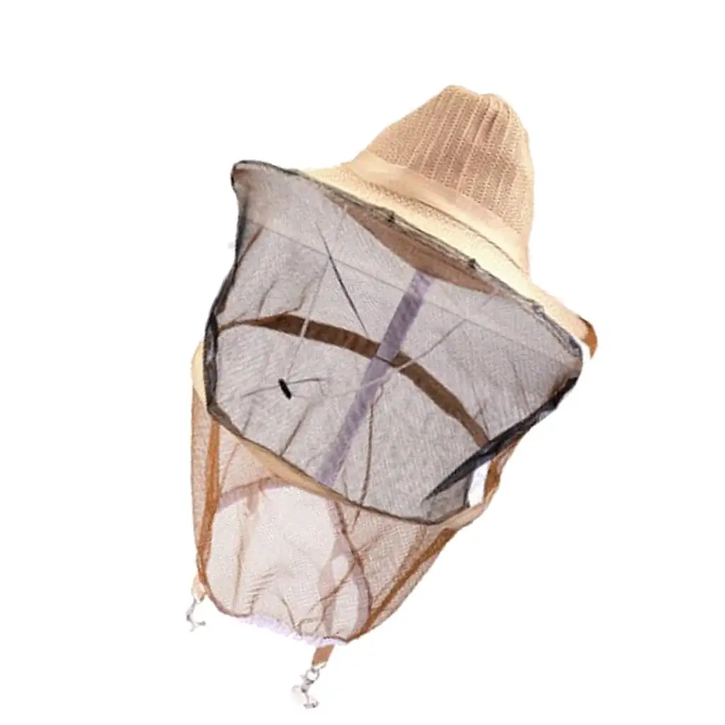 Beekeeping Hat Bee Insect Net Hat Face Head Neck Protector