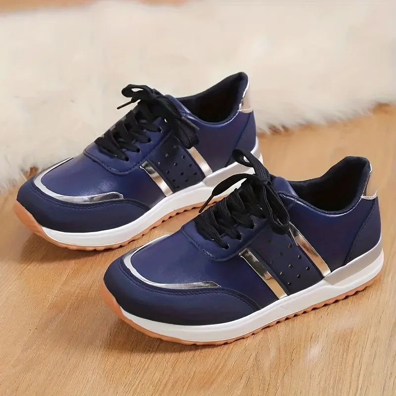 Blue Women Casual Low Sneakers sold by 100 Spartans